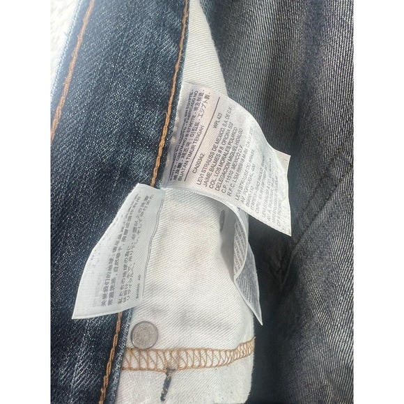 Levi’s 559‎ Relaxed Straight Denim 100% Cotton Blue Jeans Mens • Size 38 x 30 - Picture 6 of 10